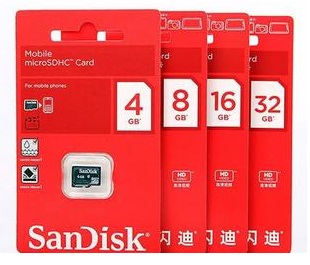 USB/Thẻ nhớ MicroSDHC(TF) chính hãng BH 5 năm Sandisk,Transcend,Samsung,Toshiba - 1