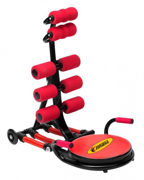 Máy tập cơ bụng Perfect Fitness xoay eo 4 lò xo PFX4