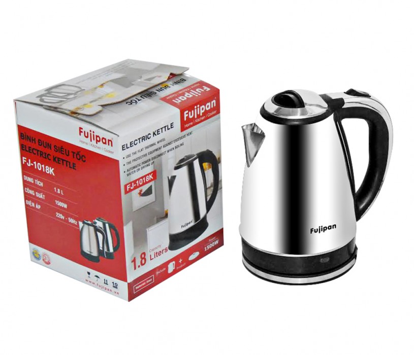 Ấm đun siêu tốc Fujipan FJ-1018-KA - Dung tích 1.8L