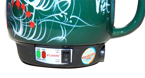 Ấm sắc thuốc bắc bằng điện Fujishi 3.2 Lít màu Xanh Lục