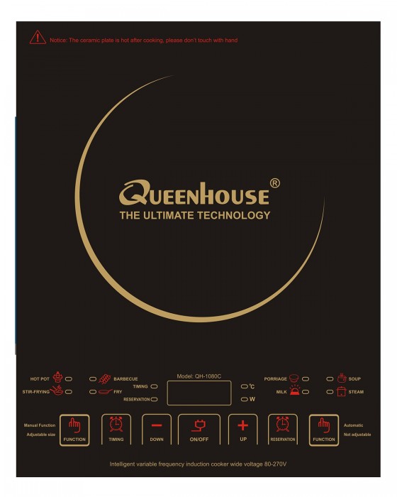 Bếp điện từ QueenHouse QH-1080C