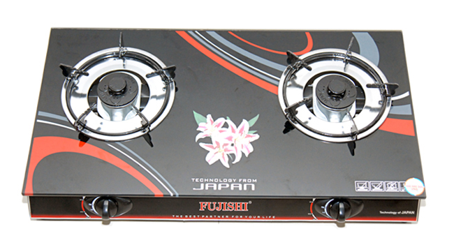 Bếp gas đôi Mặt kiếng Fujishi FU-180-iN