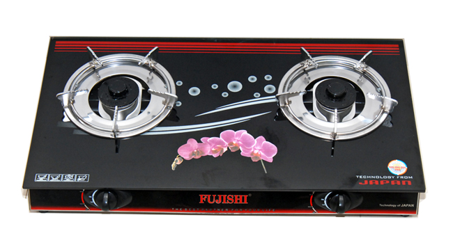 Bếp gas đôi Mặt kiếng Fujishi FU-180B-iN