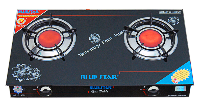 Bếp gas hồng ngoại BlueStar NG-5190C - Điếu gang