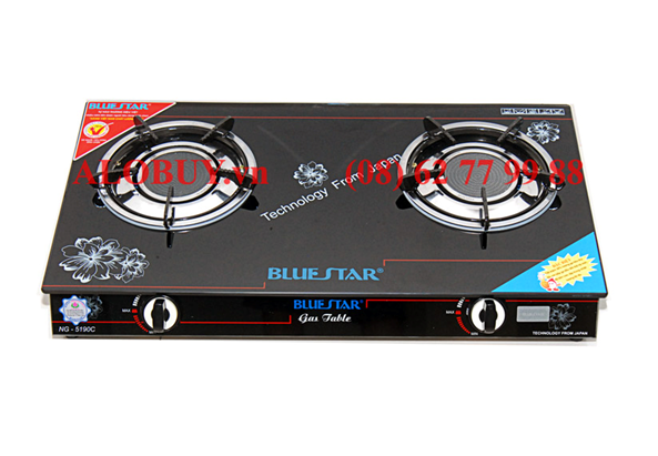 Bếp gas hồng ngoại BlueStar NG-5190C - Điếu gang