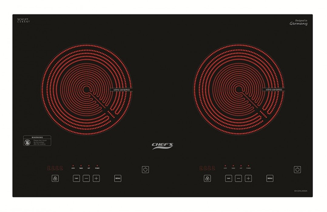 Bếp hồng ngoại đôi Chef's EH-DHL2000A