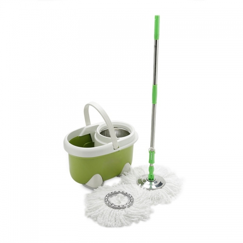 Bộ cây lau nhà xoay tay lồng inox 360 Fujipan Speed Mop