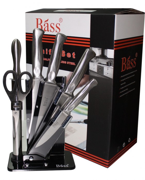 Bộ dao kéo làm bếp 7 món Bass IN.01-002