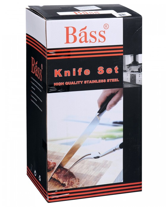 Bộ dao kéo làm bếp 8 món Bass IN.01-006