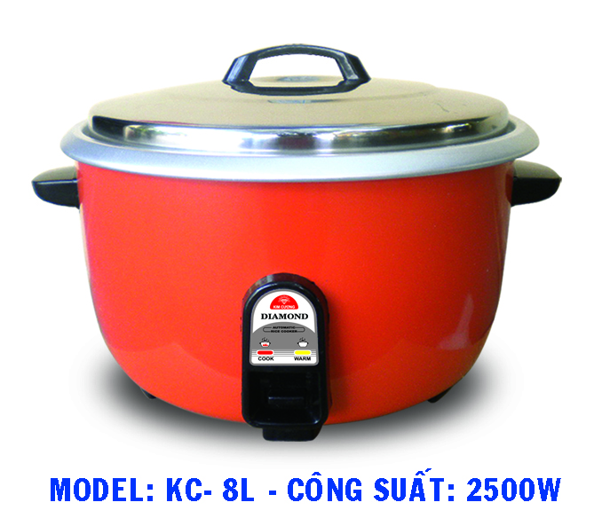 Nồi cơm điện Kim Cương KC-8 - Dung tích 8.0 Lít 