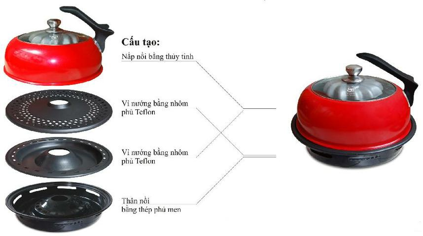 Nồi nướng trực tiếp Legi LG-800N