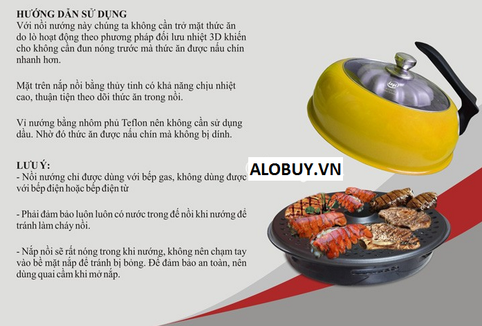 Nồi nướng trực tiếp Legi LG-800N