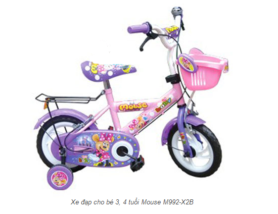Xe đạp trẻ em M992 - X2B - 12 inch