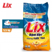 Bột giặt LIX đậm đặc hương nước hoa 5.5kg PD575