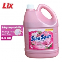 Nước giặt LIX siêu sạch hương hoa anh đào 3.3kg N2505