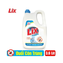Nước lau sàn Lix đuổi côn trùng 3.6 lít - Đậm đặc gấp 2 lần - LD360
