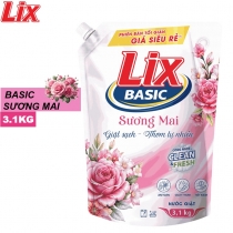 Túi nước giặt LIX basic hương sương mai 3.1kg N00417