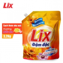 Túi nước giặt LIX đậm đặc hương nước hoa 3.2kg NGH47