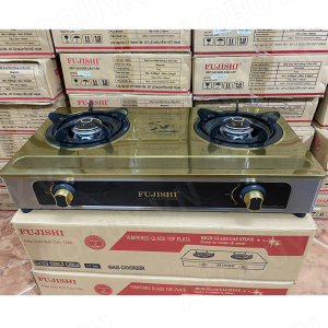 Bếp gas 7 tấc khung inox Fujishi KI-202V - Chén đồng lửa lớn tiết kiệm gas