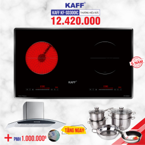 Bếp từ đôi hồng ngoại cảm ứng KAFF KF-SD300IC