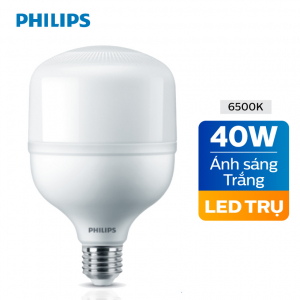 Bóng đèn Philips LED Trụ TForce core 40W HB E27 GEN3
