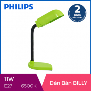 Đèn bàn Philips Billy 11W (Xanh lá)