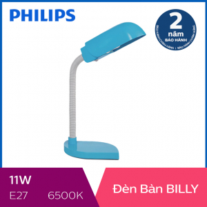 Đèn bàn Philips Billy 11W (Xanh dương)