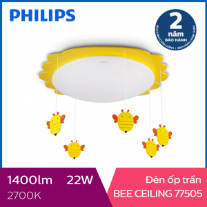 Đèn trần phòng trẻ em Philips LED Bee 77505 22W