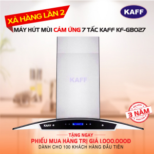 Máy hút mùi bếp kính cong 7 tấc cảm ứng KAFF KF-GB027