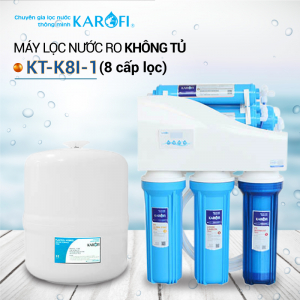 Máy lọc nước RO để gầm, không tủ iRO 1.1 KAROFI KT-K8I-1 (8 cấp lọc)