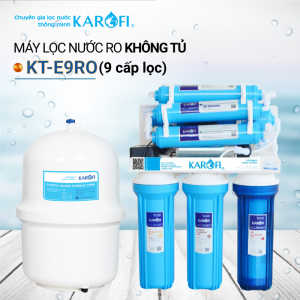 Máy lọc nước RO để gầm, không tủ KAROFI KT-E9RO (9 cấp lọc)