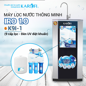 Máy lọc nước RO KAROFI iRO 1.1  K9I-1 (9 cấp lọc - Đèn UV diệt khuẩn)