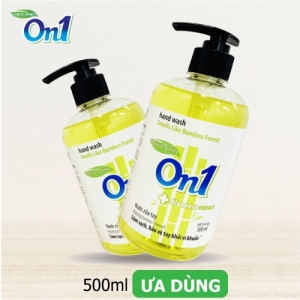 Thùng Nước Rửa Tay sạch khuẩn On1 Hương Bamboo Charcoal 500ml