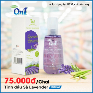 Tinh dầu thiên nhiên ON1 hương Sả Lavender Chai 100ml - N3001