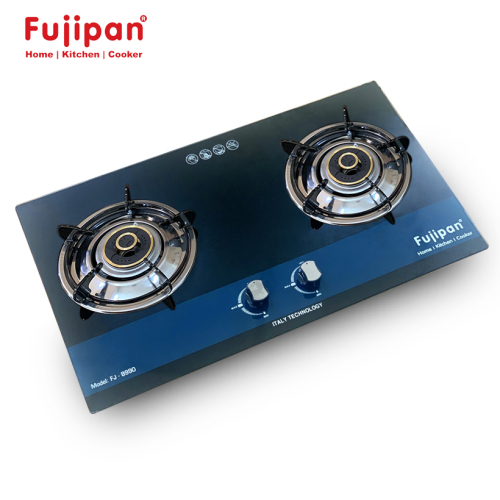 Bếp gas âm Fujipan FJ-8990-BL, Chén đồng nguyên khối