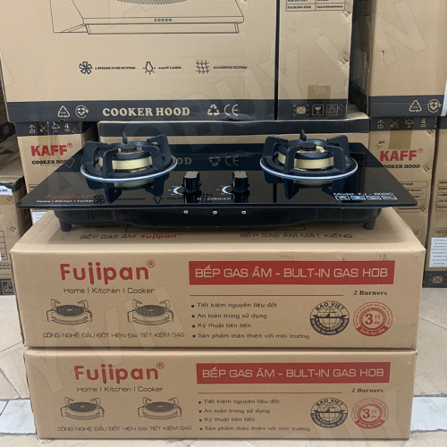 Bếp gas âm Fujipan FJ-8990-H - Đánh lửa IC, Chén đồng nguyên khối có hâm-5