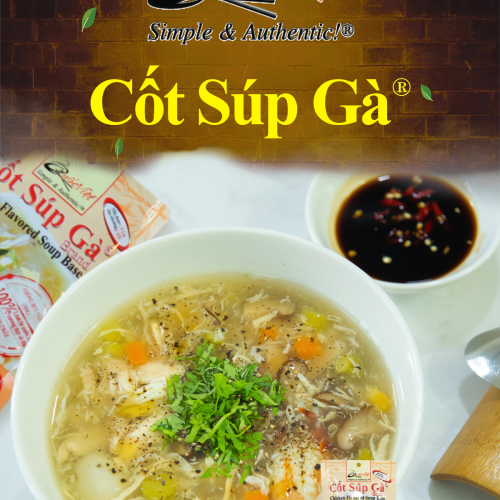 Cốt Súp Gà Quốc Việt - Chicken Flavored Soup Base (50 g)-1