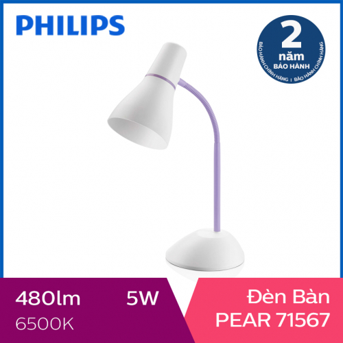 Đèn bàn Philips Pear 71567 (Tím)