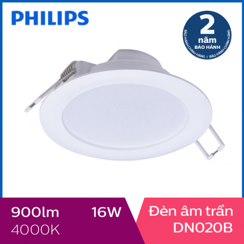 Đèn Downlight âm trần Philips LED DN020B 16W 4000K - Ánh sáng trung tính