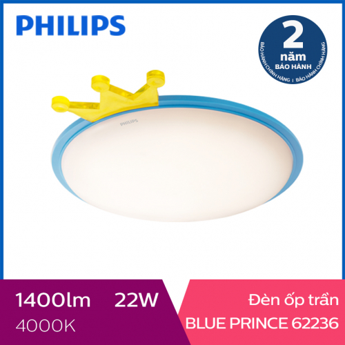 Đèn trần phòng trẻ em Philips LED Princess 62236 22W