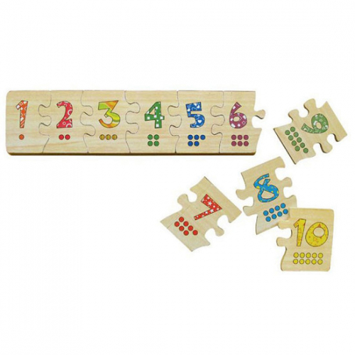 Đồ chơi gỗ Puzzle ghép số Winwintoys 63392-1