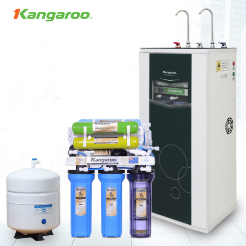 Máy lọc nước RO nóng lạnh 2 vòi KANGAROO KG10A3 (10 cấp lọc - Bao gồm tủ cường lực)-1