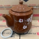 Ấm sắc thuốc điện GỐM SỨ BÁT TRÀNG FUJISHI 2.8 lít HK-33BX/SV-202 - [NÂU ĐẤT HOA]-3