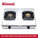 Bếp gas 6 tấc Rinnai RV-365SW(N), Chén đồng có đầu hâm-1