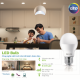 Bộ 12 Bóng đèn Philips LED Essential Gen3 3W 6500K E27 P45 - Ánh sáng trắng-3