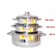Bộ 3 Nồi 1 Đáy Rainy RN-06TT-8