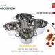 Bộ 4 nồi inox 304 nắp kính Fivestar FS08CG 304 -1