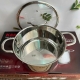 Bộ nồi cao cấp 3 món Inox 304 Kaff KF-ST05304-1