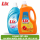 COMBO Nước giặt Lix 3.8Kg + Nước xả vải Lix Soft 3.8 lít - NGH01 + LSF05-3