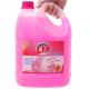 COMBO Nước lau sàn Lix hương lily và hoa hồng 4 lít + Nước rửa chén Lix siêu sạch hương chanh 1.5Kg - LSL03 + NS002-1